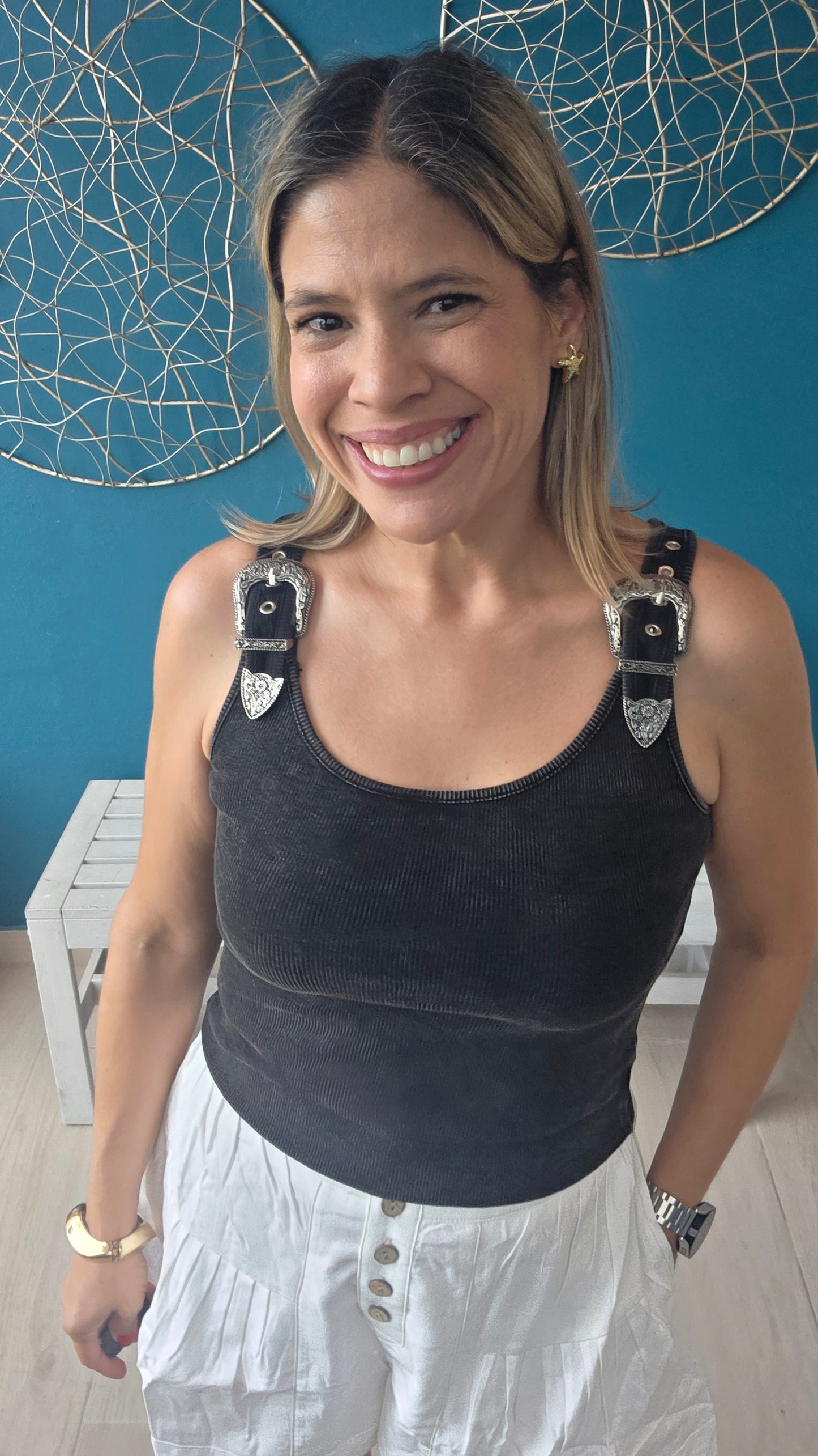 Wild West Belt Tank Top