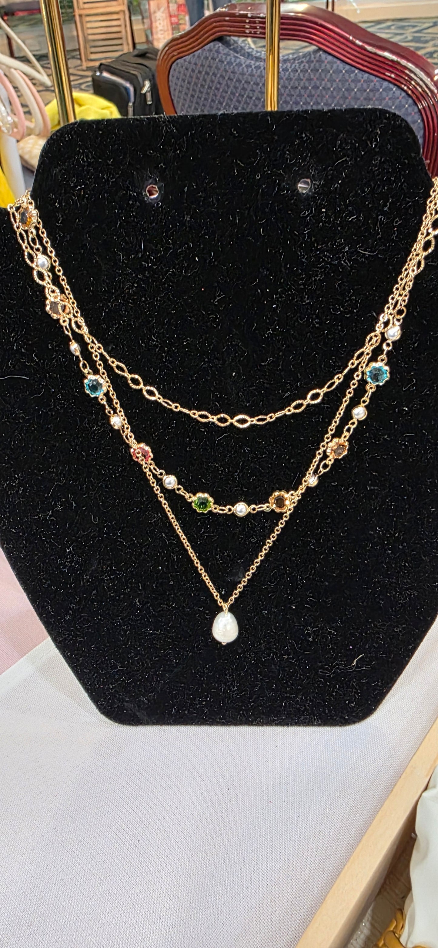 Multicolor Layered Necklace