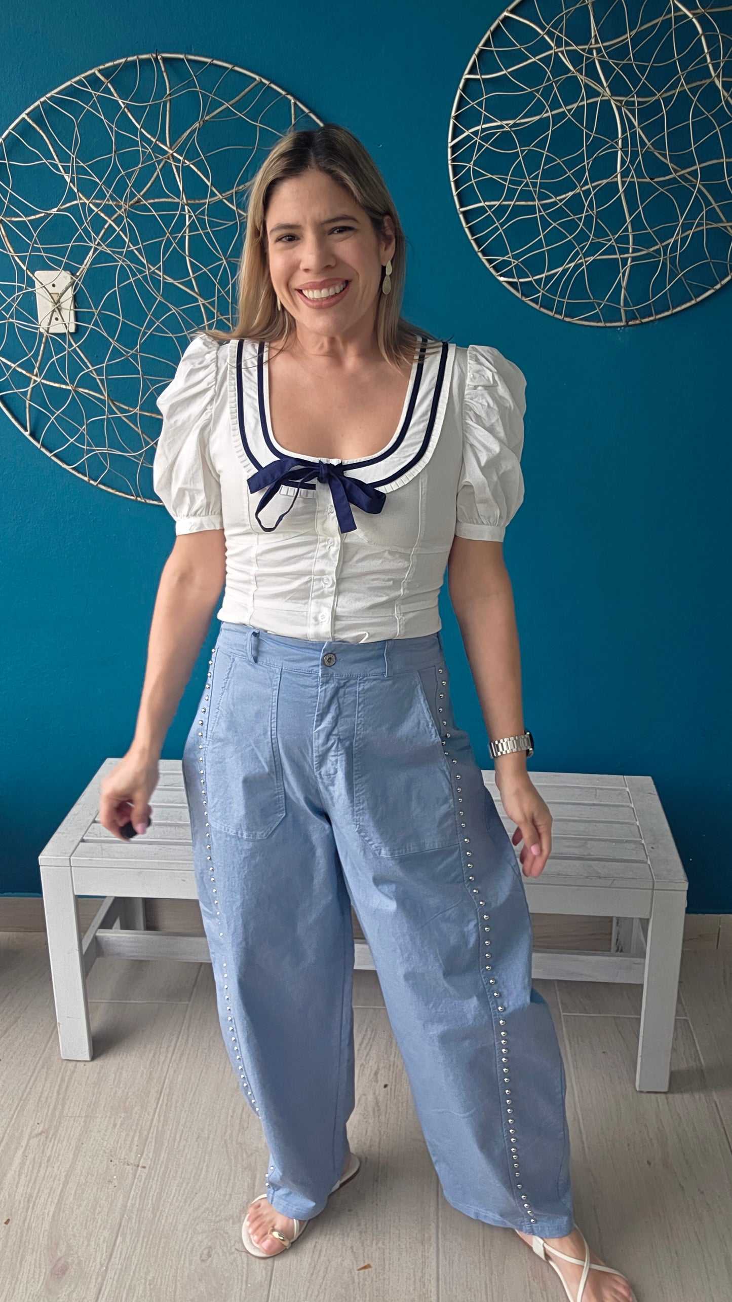 Pre- Order Studs Barrel Pants