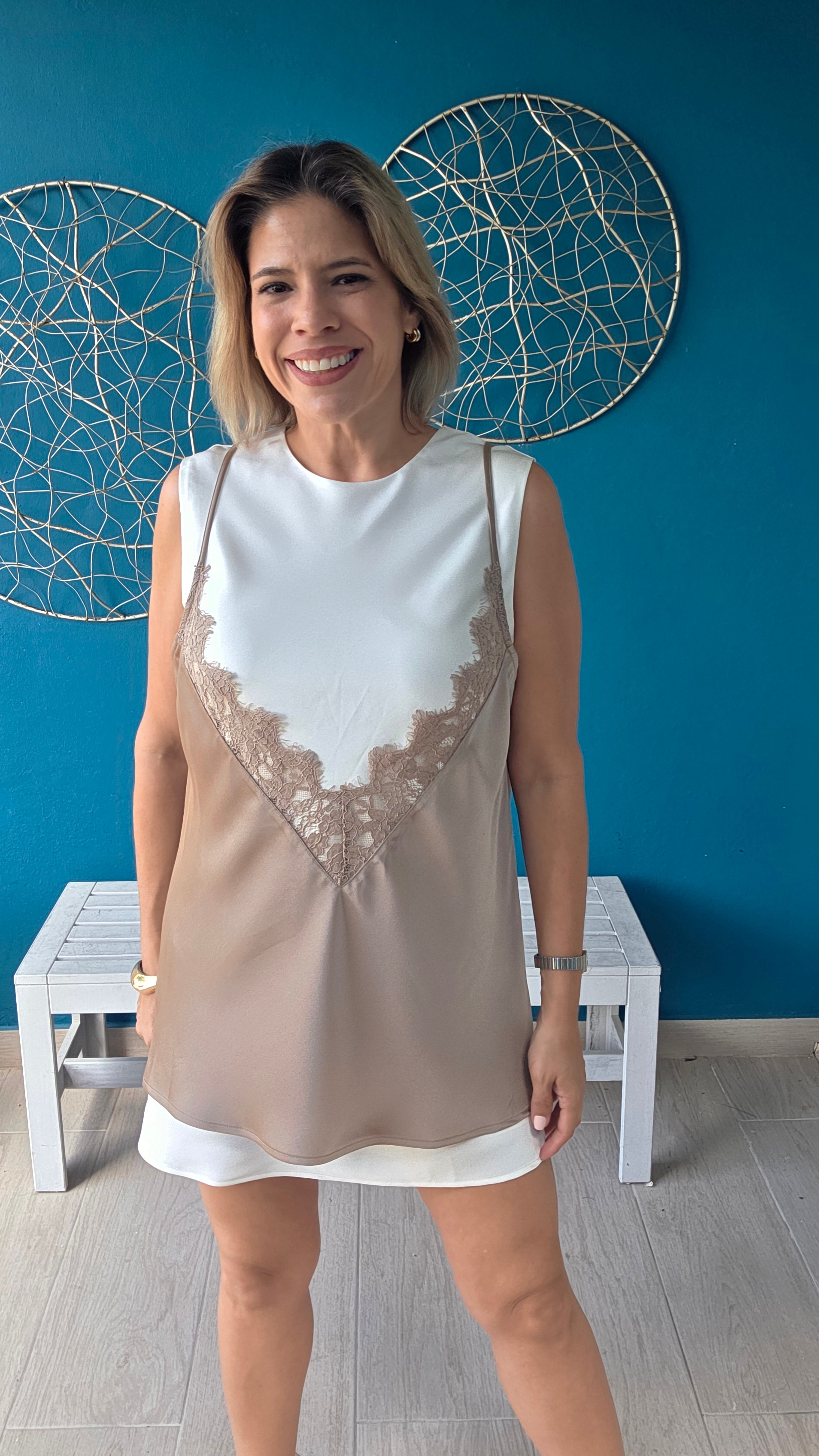 Leila Mini Dress - Mocha – Simply Perfect