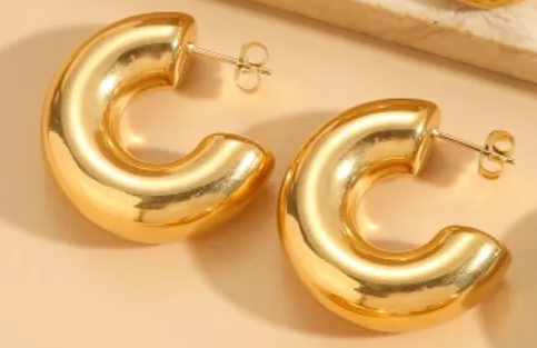 Hazel Earrings Gold