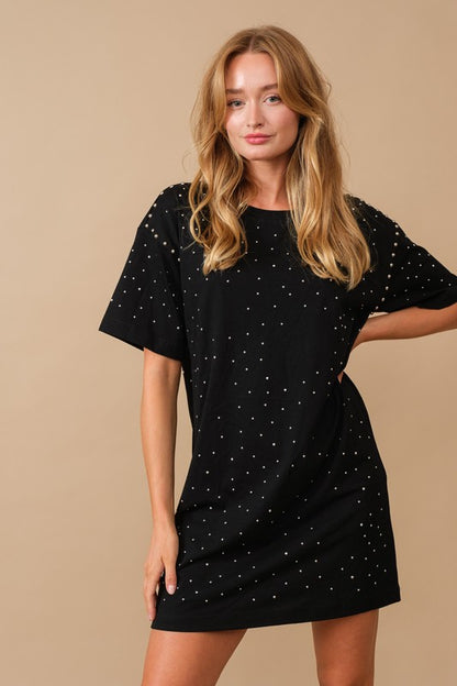 Vero Jersey Black Dress