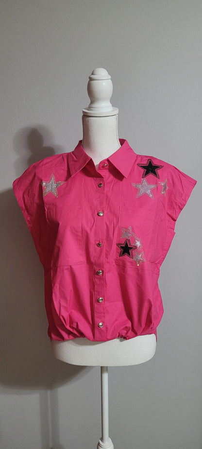 Star Embellished Top