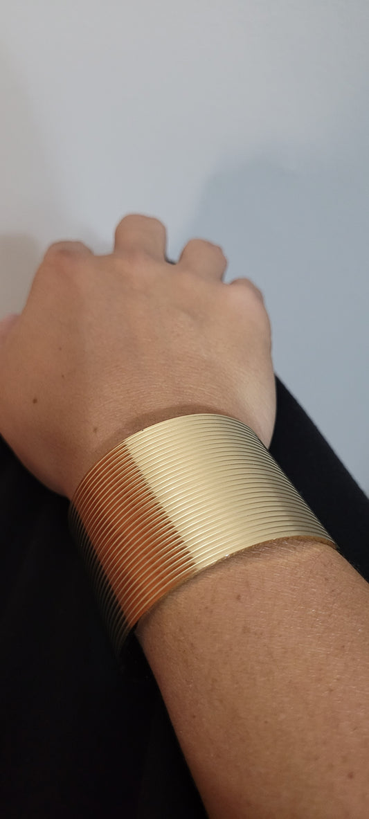 Gold Plated Cuff Bracelet