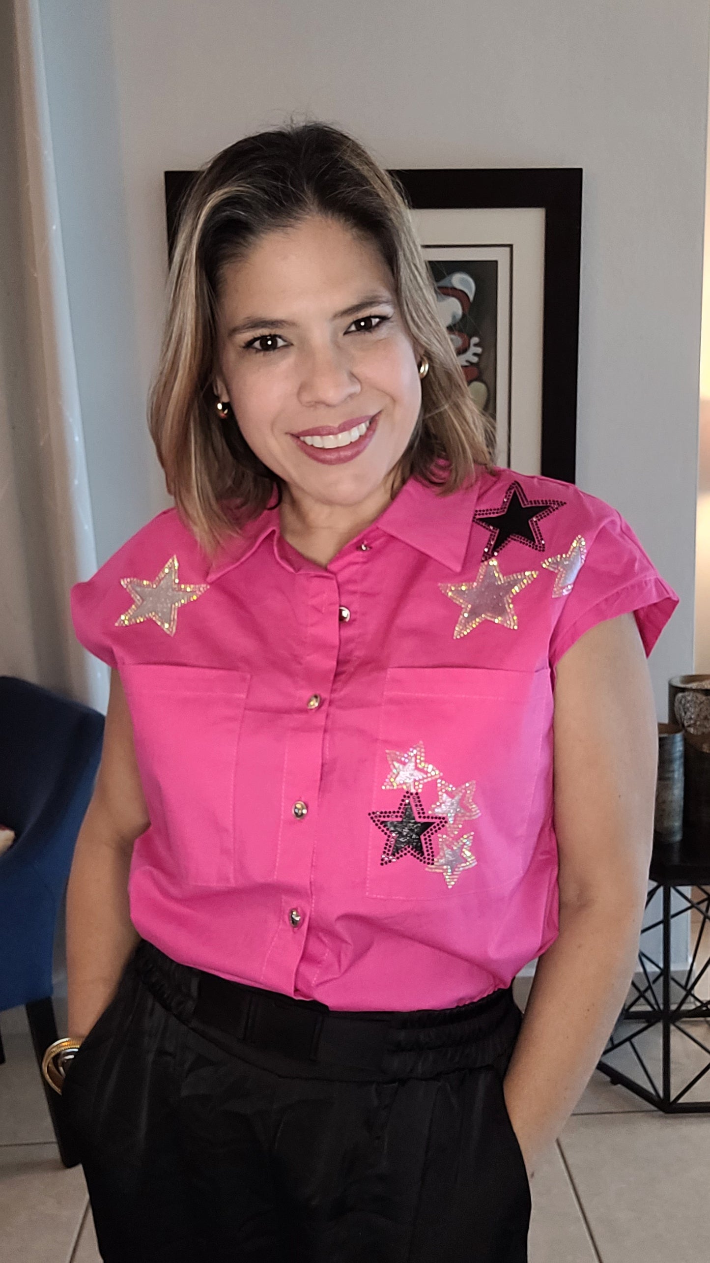 Star Embellished Top