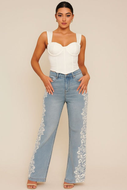 Jena Lace Jeans