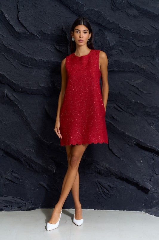 Sequin Sleeveless Dress