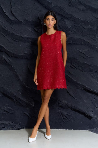 Sequin Sleeveless Dress