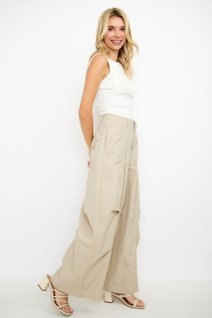 Ballon Pants - Beige