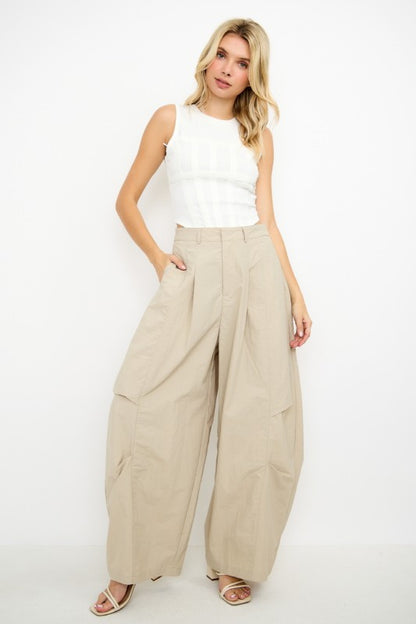 Ballon Pants - Beige