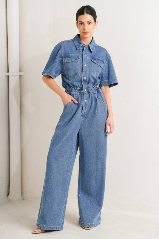 Amelia Denim Jumpsuit