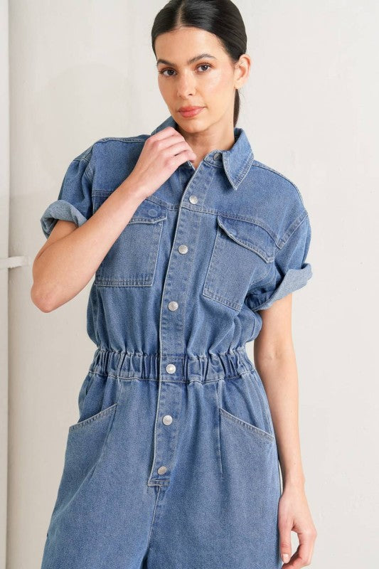 Amelia Denim Jumpsuit