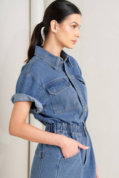 Amelia Denim Jumpsuit