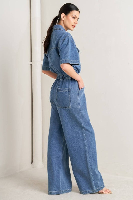 Amelia Denim Jumpsuit