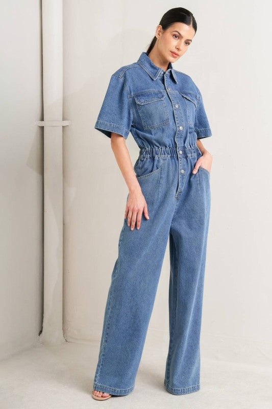 Amelia Denim Jumpsuit