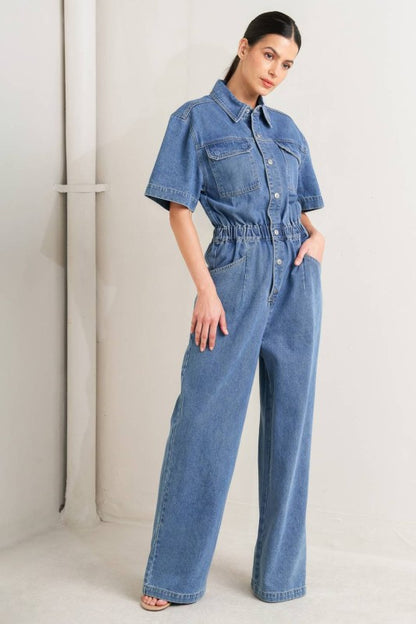 Amelia Denim Jumpsuit