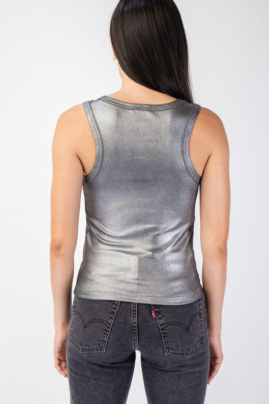 Silver Tank Top