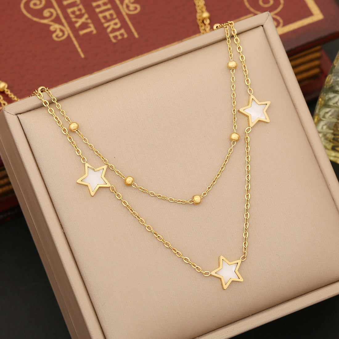 Star Layered Plating Necklace