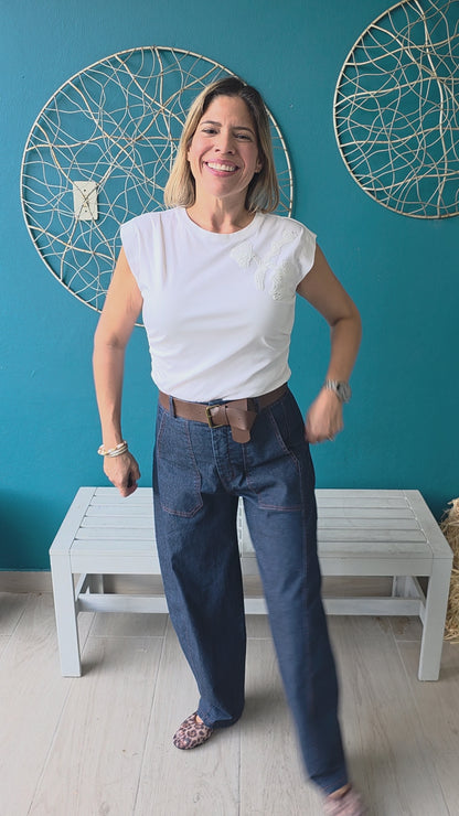 Siena Tencel Barrel Pants