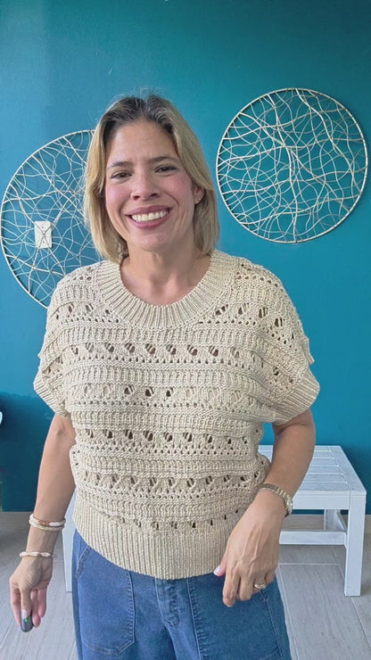 Crochet Sweater Top