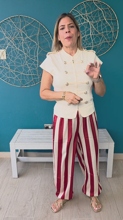 Vera Stripe Ballon Pants