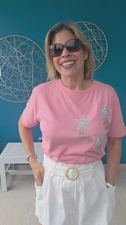 Stars Knit Top