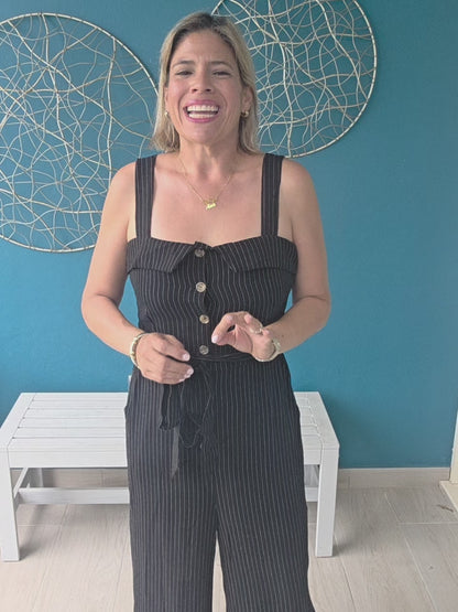 Striped Jumpsuit