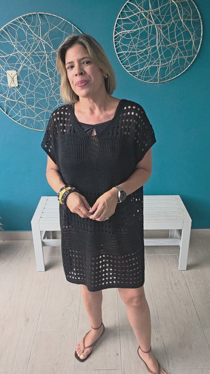 Boho Crochet Cover Up