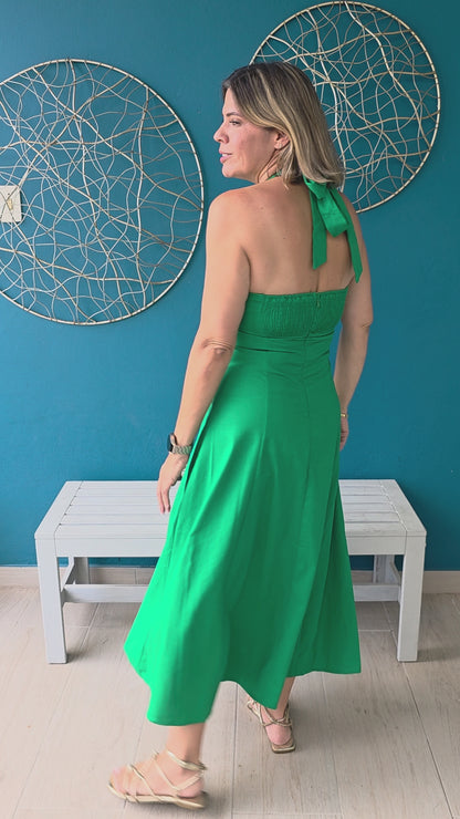 Emma Green Midi Dress