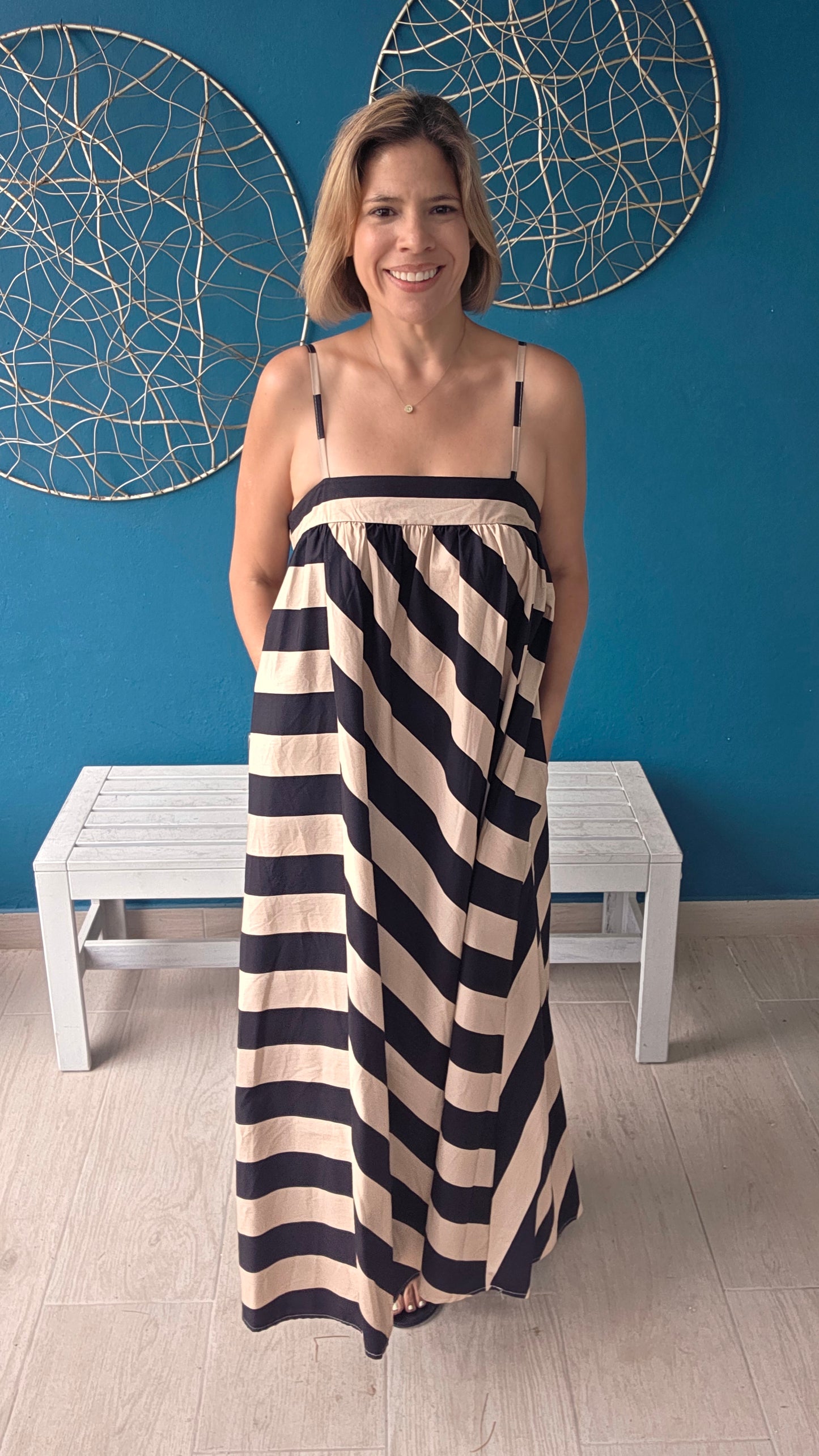 Stripes Cotton Dress