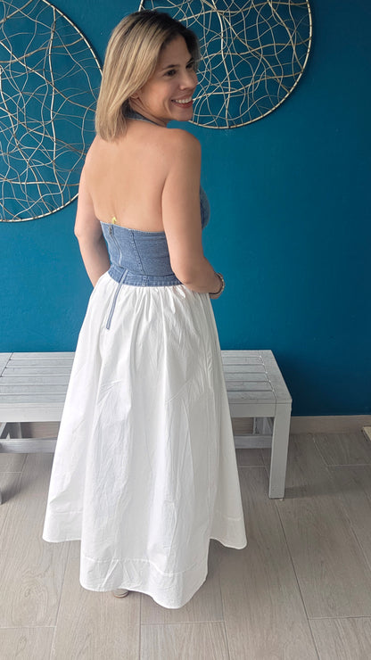 Simply Perfect Denim Midi Dress