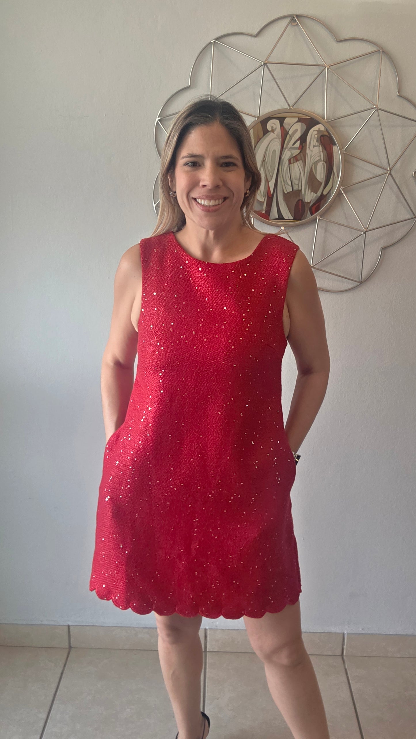 Sequin Sleeveless Dress