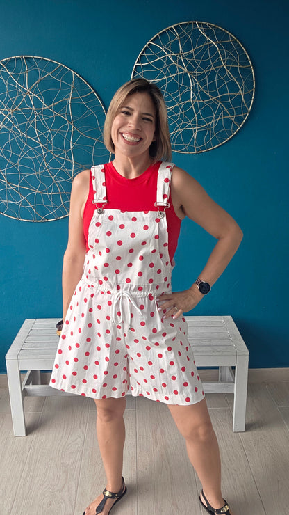 Polka Dot Overall