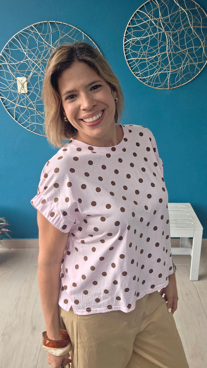 Lina Polka Dots Top