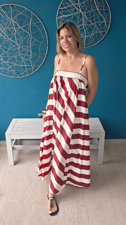 Stripes Cotton Dress