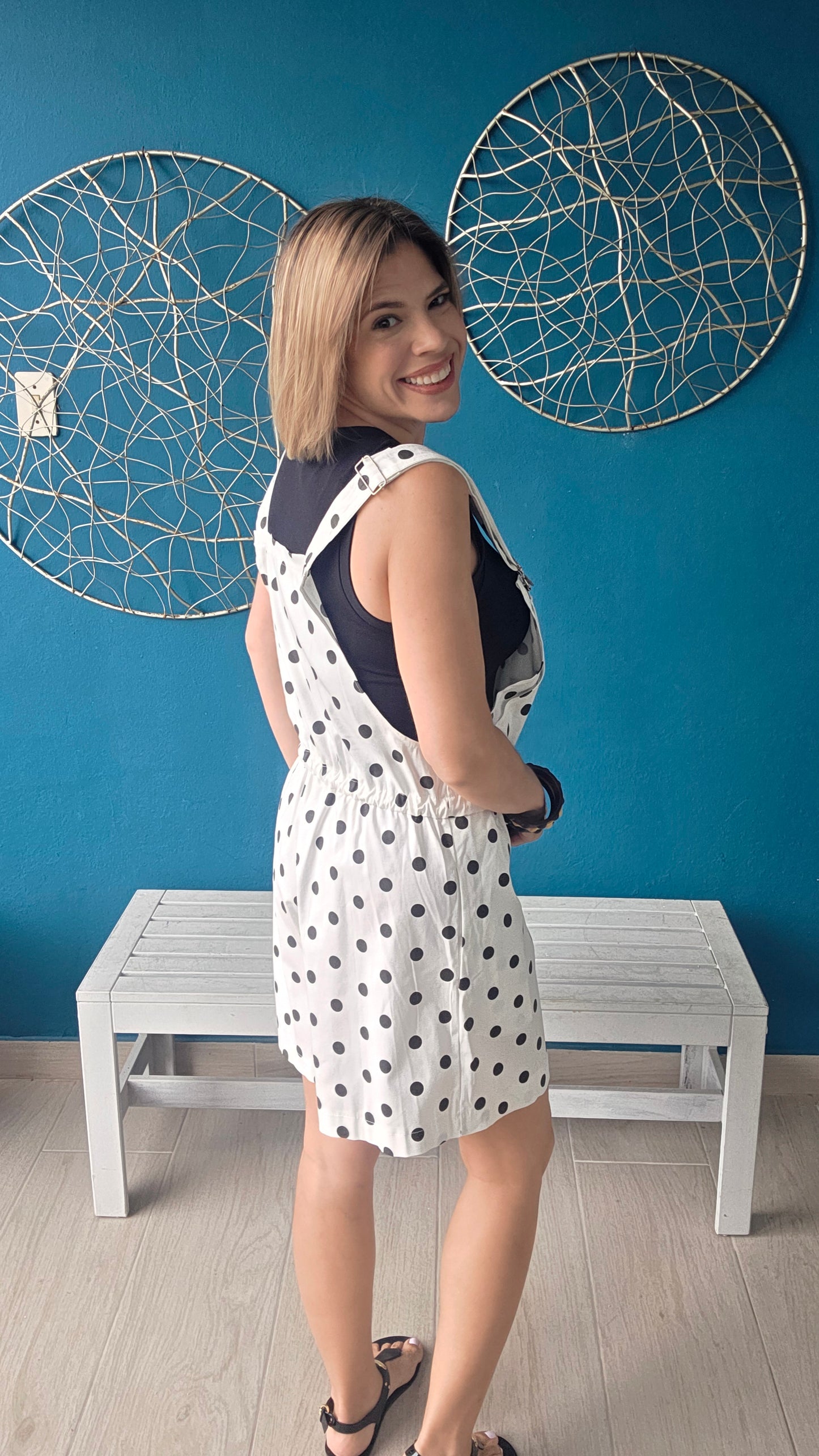 Polka Dot Overall