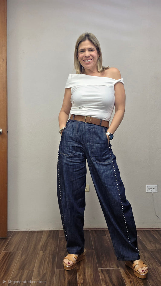 Studs Barrel Jeans Restock