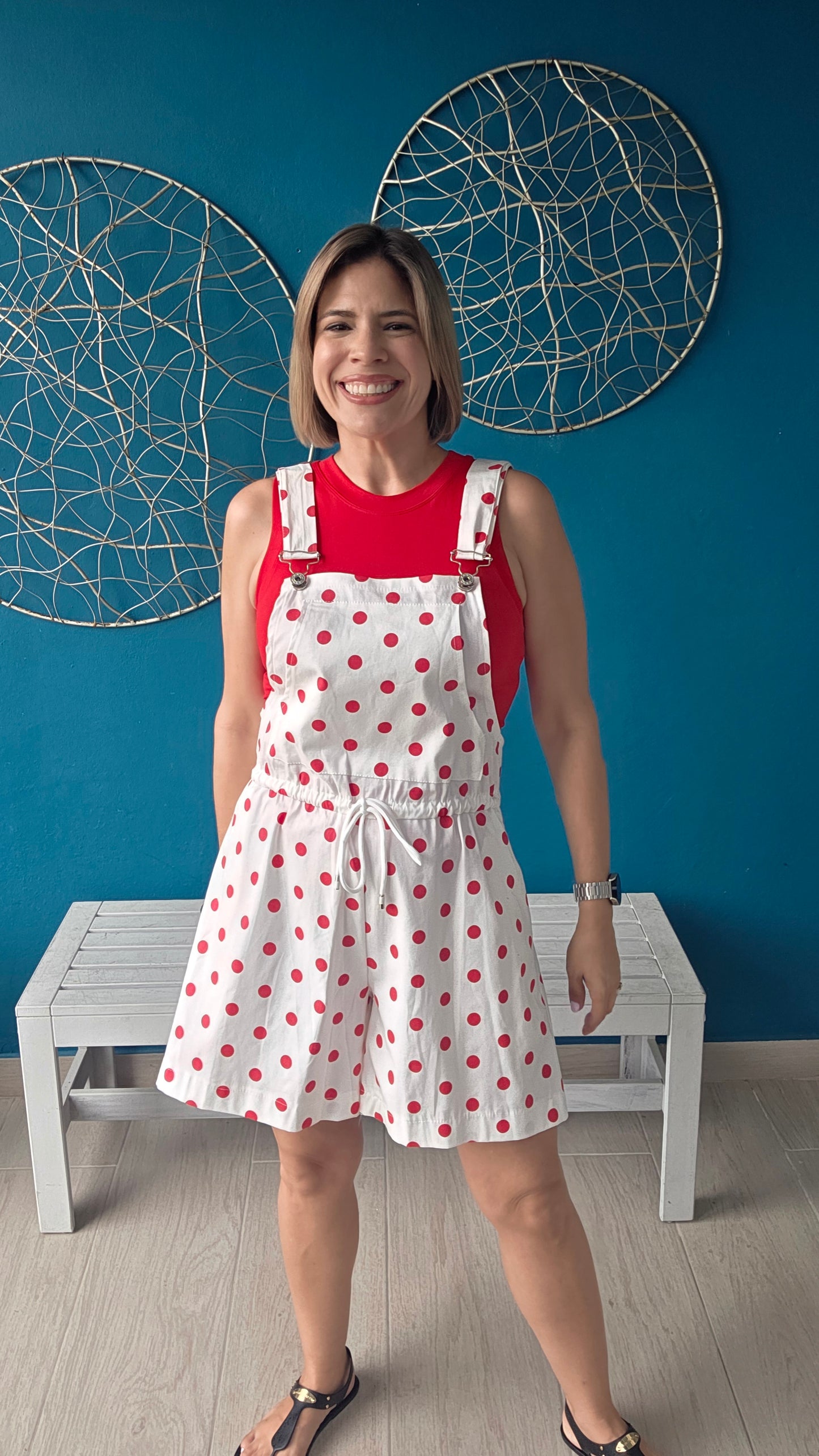 Polka Dot Overall
