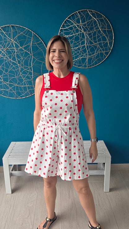 Polka Dot Overall