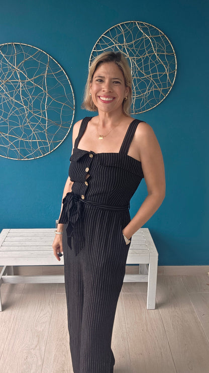 Striped Jumpsuit