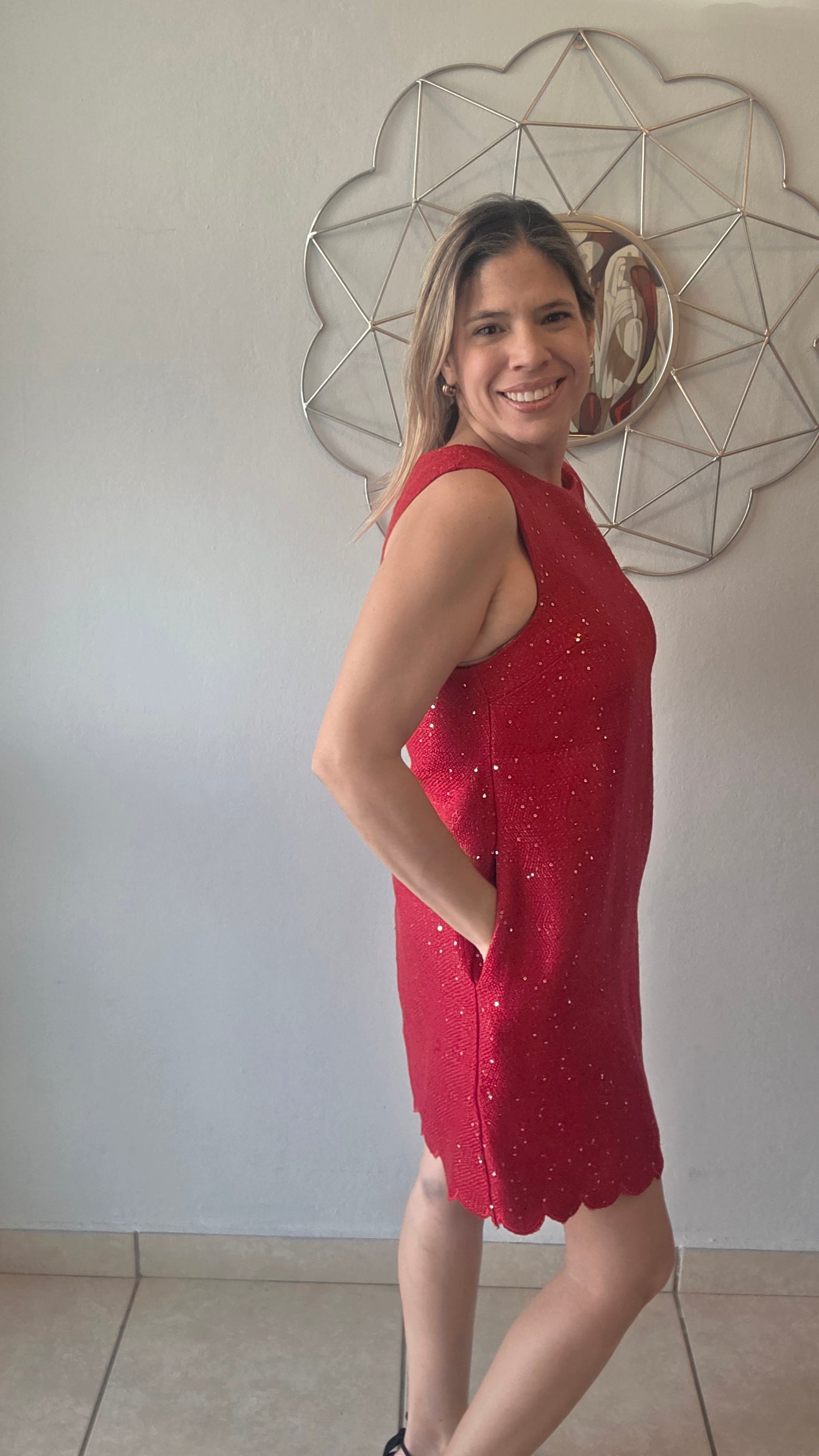 Sequin Sleeveless Dress