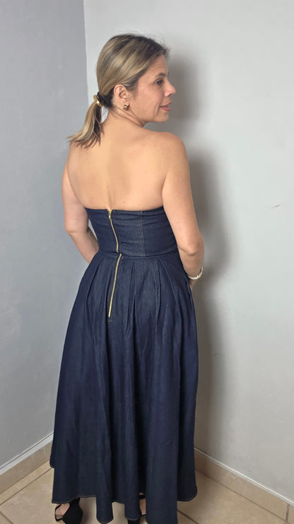 Diamond Denim Dress