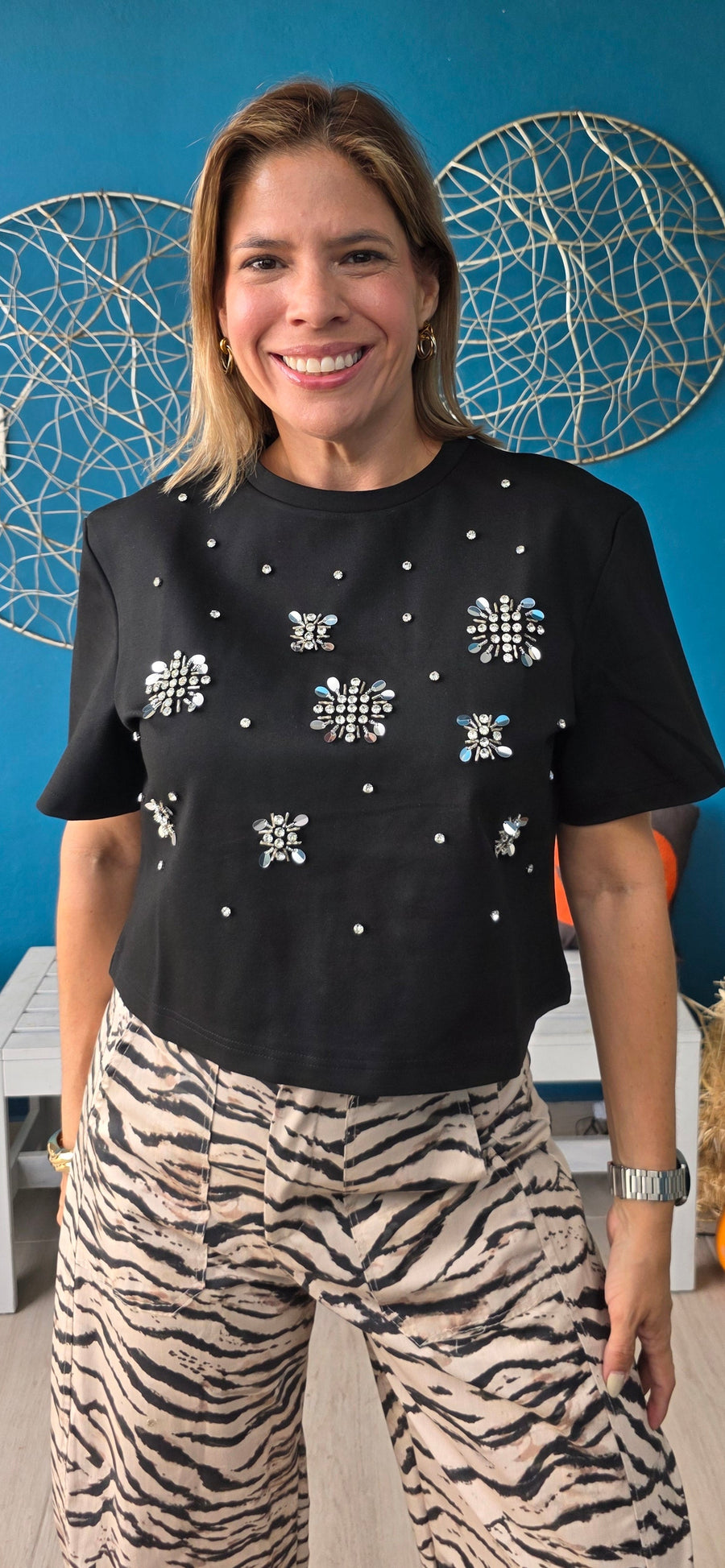 Stacy Embellished Tee