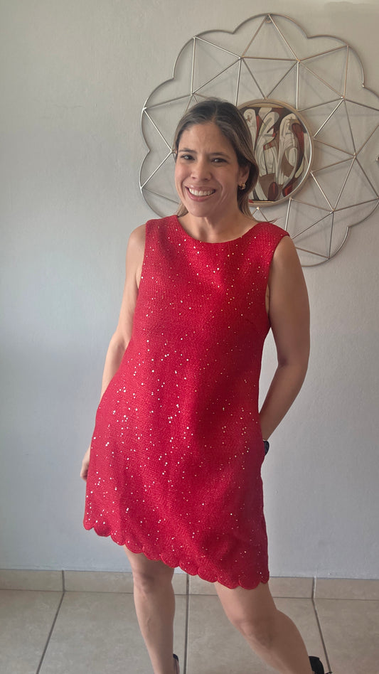 Sequin Sleeveless Dress