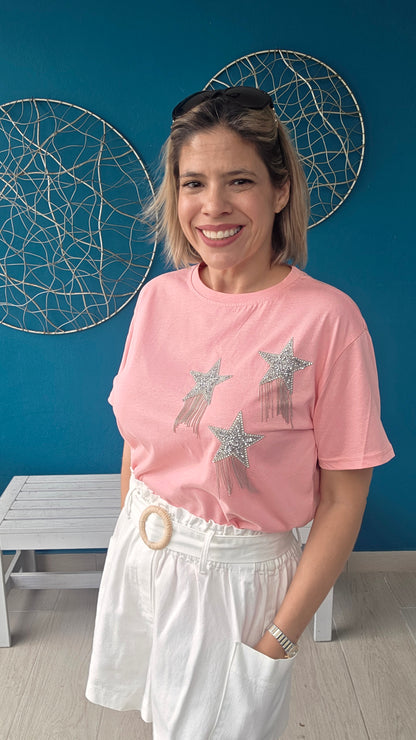 Stars Knit Top
