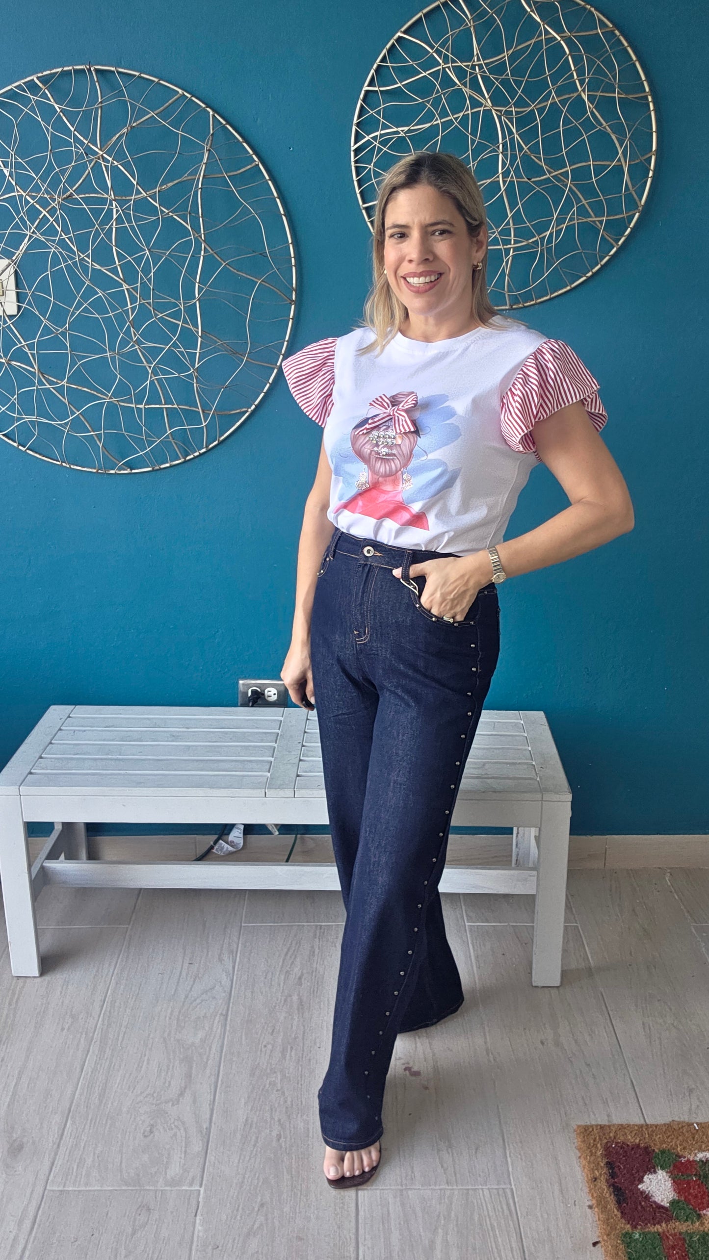 Barcelona Stud Jeans