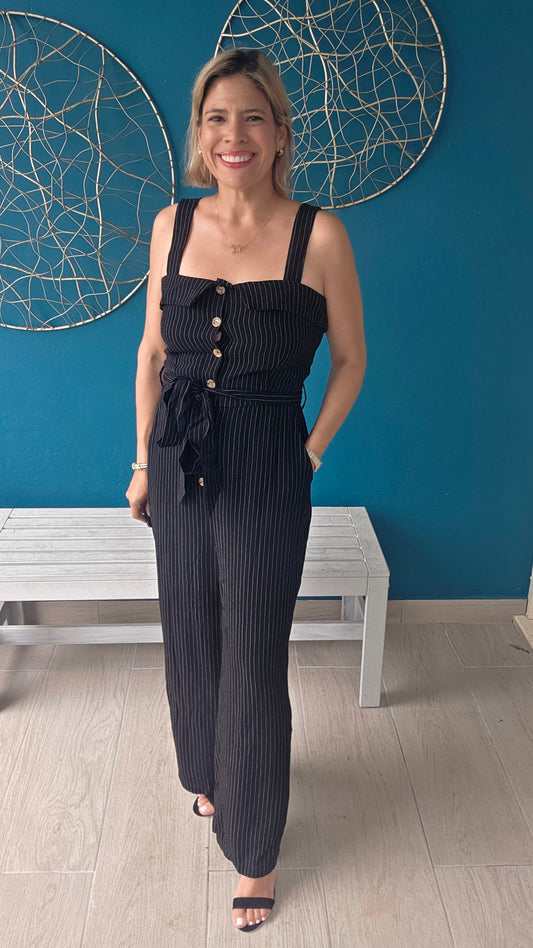 Striped Jumpsuit