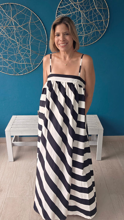 Stripes Cotton Dress