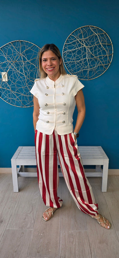 Vera Stripe Ballon Pants