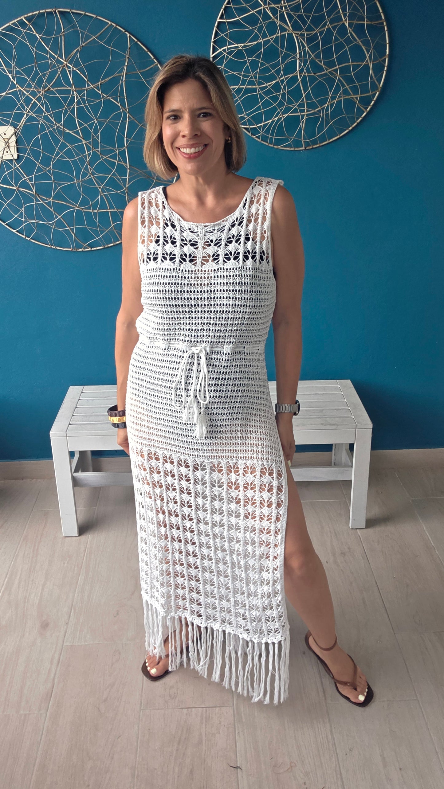 Crochet Cover Up Dress